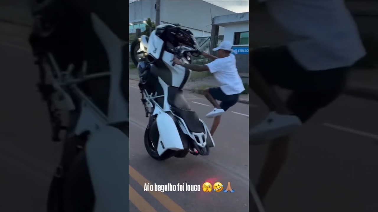 Nino abravanel dando grau e caindo da moto #shorts #ninoabravanel #nino #grau #grauderua #244 #moto