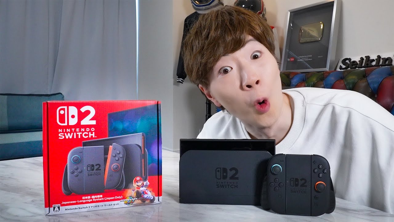 Nintendo Switch 2 マリオカート ワールド セット当選！！！ヒカキン、マスオとガチバトル！