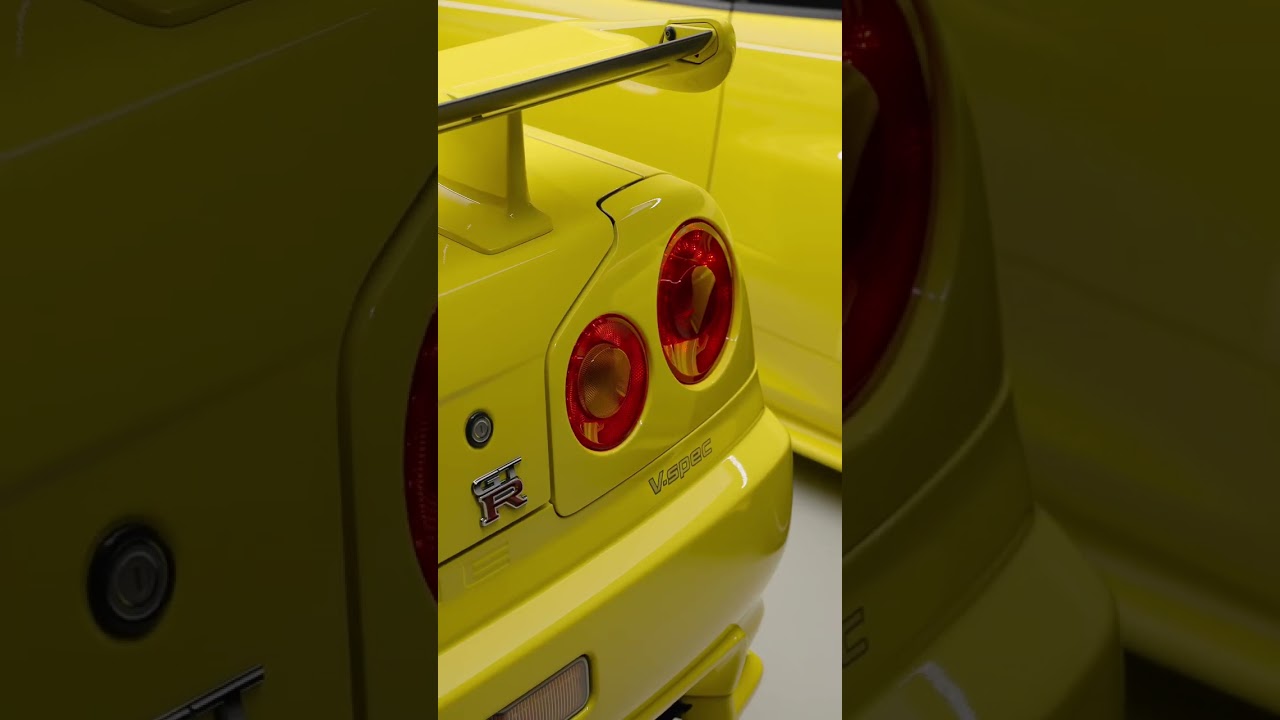 Nissan Skyline GT-R R34 V-Spec - 2 of 44💛 #nissan #nissanskyline #gtr #gtr34  #cardealership