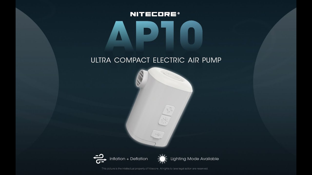 NITECORE AP10 - Ultra Compact Electric Air Pump