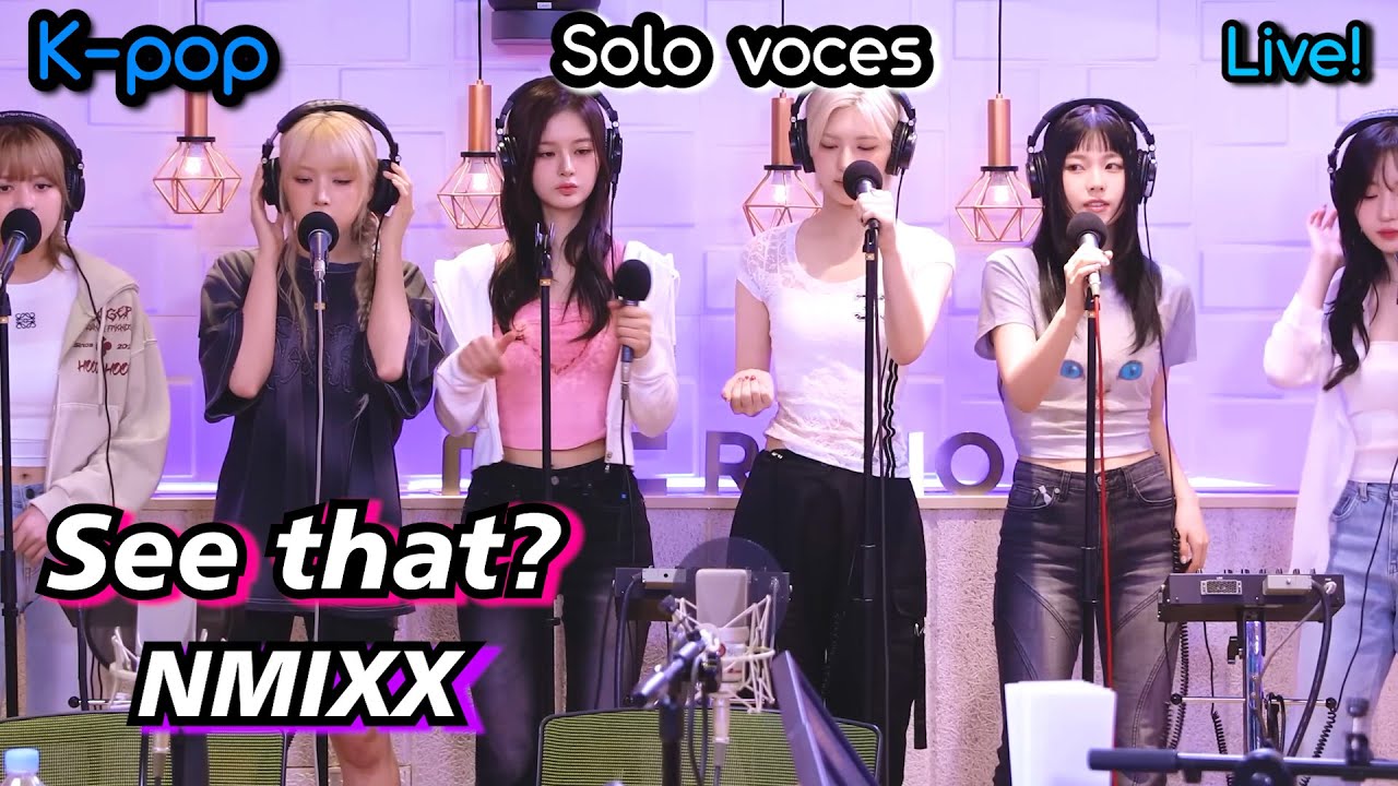 NMIXX - SEE THAT? [SOLO VOCES EN VIVO] PRESENTACION EN MBC RADIO