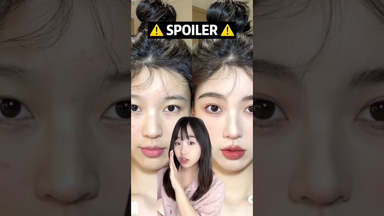 NO MAKEUP MAKEUP LOOK like in Korea, Japan, China #Kbeauty #SHORTS #glassskin #koreanbeauty #douyin