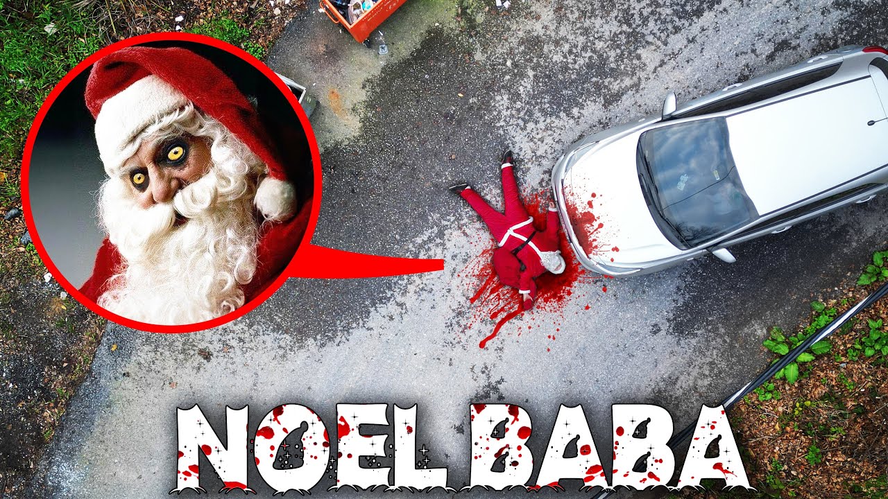NOEL BABA ÖLDÜ ! - ARABA İLE NOEL BABA 'ya ÇARPTIM !! ( santa clous )😱  - Mert Yazar