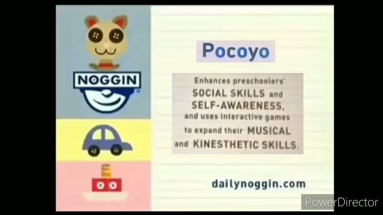 noggin pocoyo curriculum board (SUPER RARE!!)