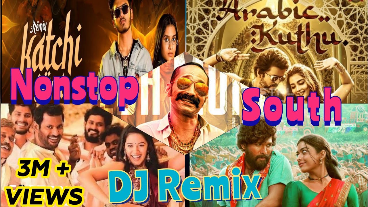 NonStop South DJ Remix | Dance Mix | Tamil+Telugu+Kannada+ Malayalam | Trending Songs 2024 | Party 🥳