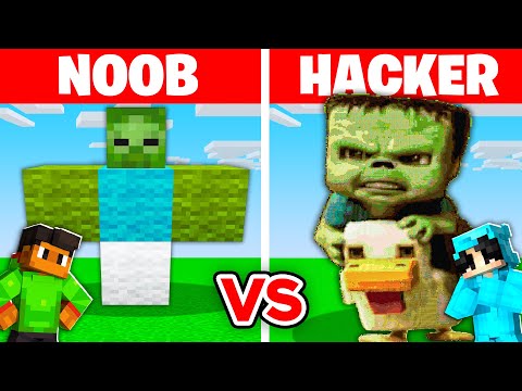 NOOB vs HACKER: I Cheated In a MINECRAFT MOVIE Build Challenge!