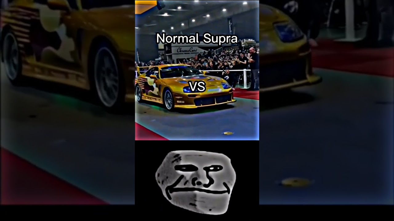 NORMAL SUPRA 💥 VS 💥 PAUL WALKERS SUPRA 💀💨 CAR SHOW 🖤👈 #viral #supra
