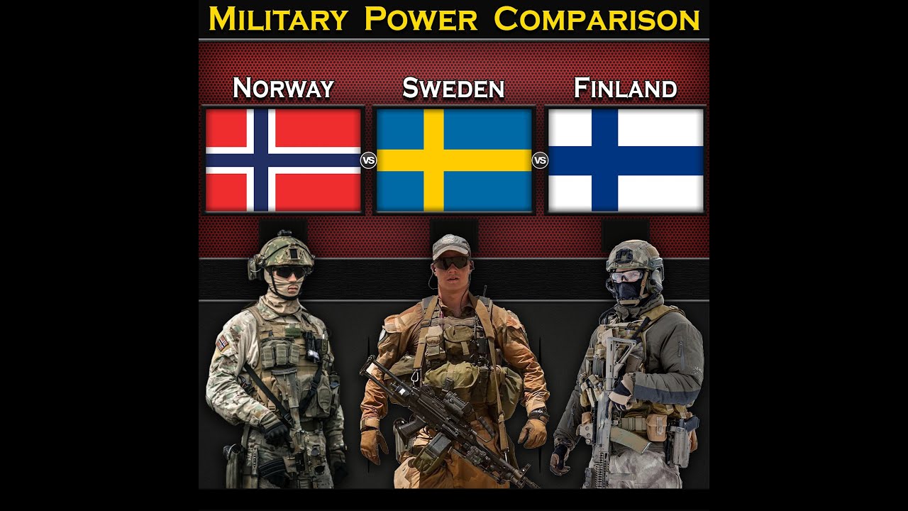 Norway vs Sweden vs Finland | Military Power Comparison 2025