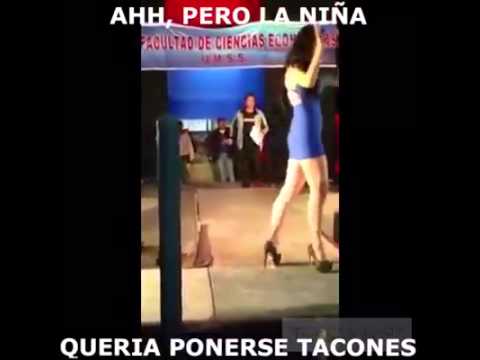 Novinha cai cm tudo