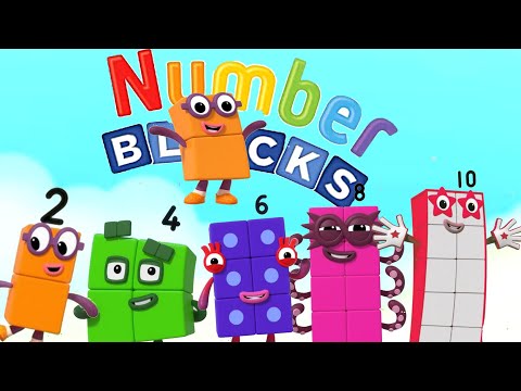 Numberblocks Intro Song But 2's Version , Learn count Down by 2 from 20 to 2