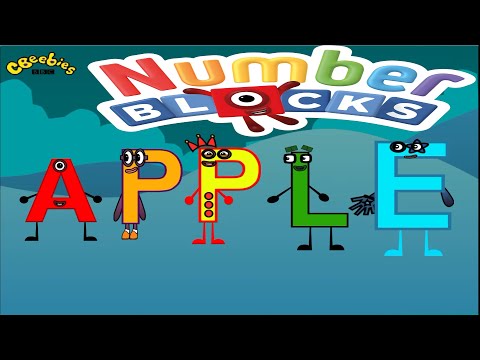 NumberBlocks Intro Song But APPLE Spelling Blocks , NumberAPPLEs Alphabet Song , Alphablocks Intro,