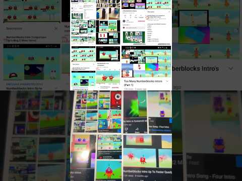 Numberblocks intro up to faster omniparison 1