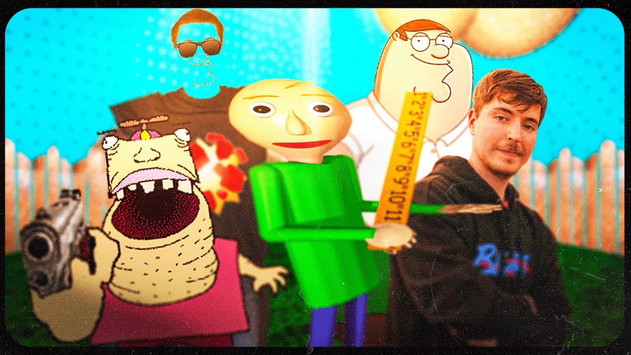 Nunca jogue o novo BALDI por mais de 12 HORAS! Final Raldi Crackhouse