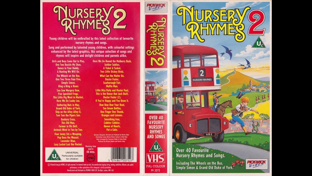 Nursery Rhymes 2 (1990 UK VHS)
