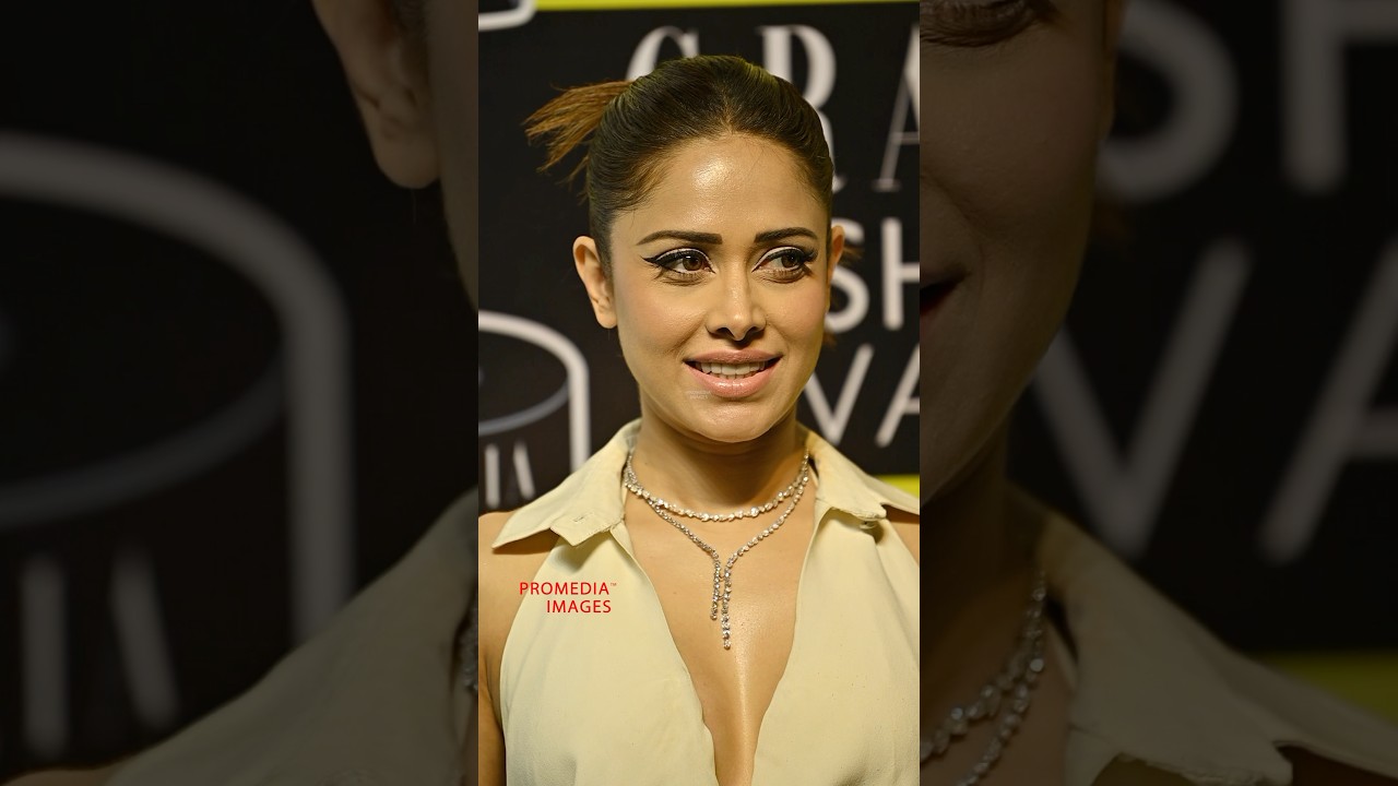 Nushrratt Bharuccha flaunting her Chiseled Legs in high slit gown at Grazia Fashion Award | ProMedia