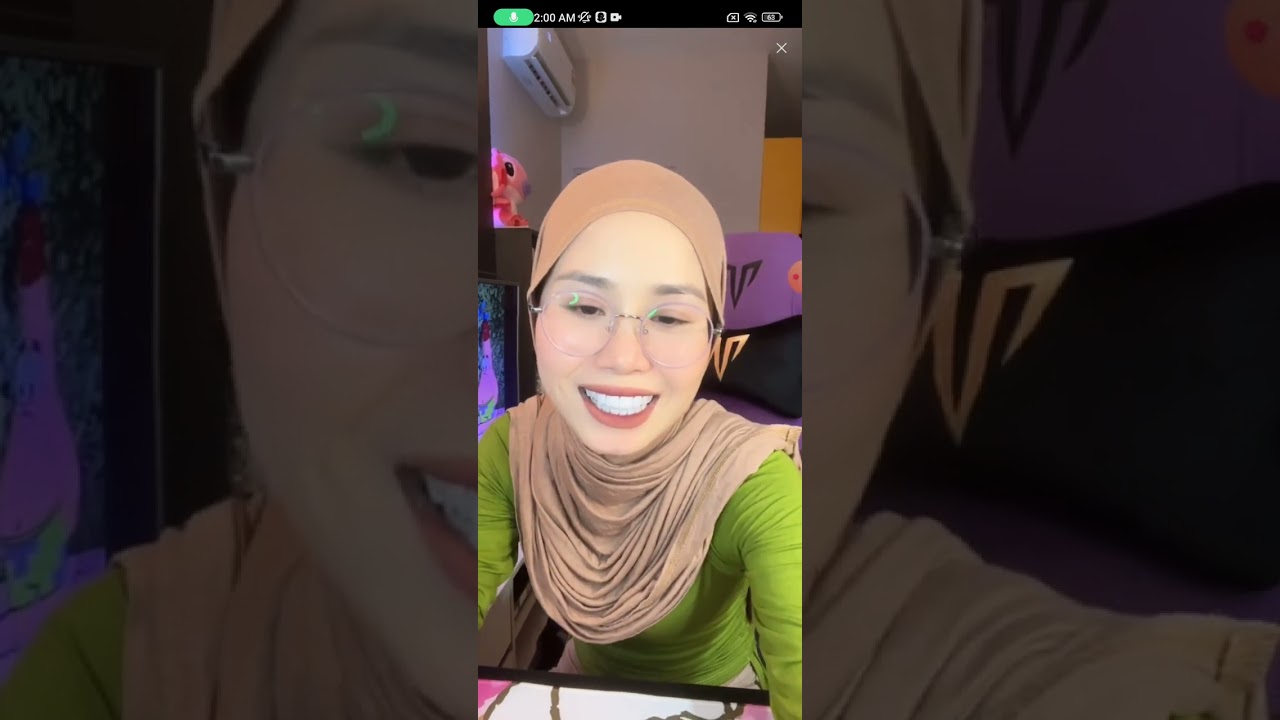 nuyu mieya bigolive baju hijau