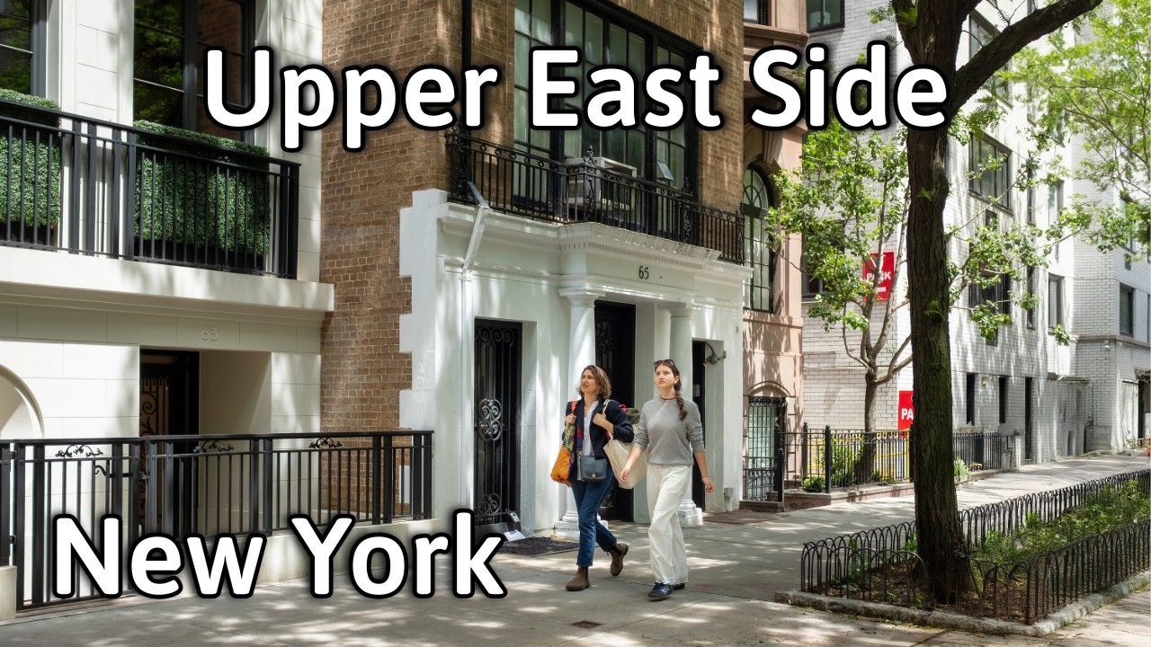 NYC Walk : Upper East Side, Luxurious Old Money Neighborhood | 4K