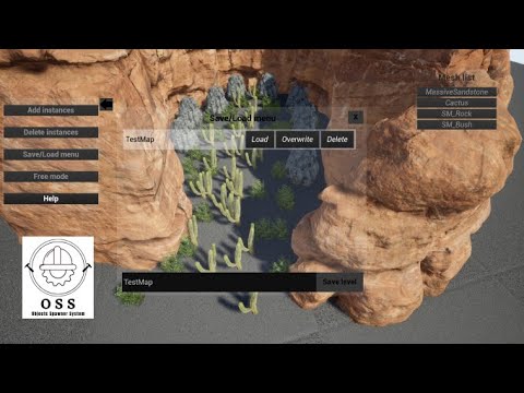 Objects Spawner System - OSS - Showcase tutorial 1 - Unreal Engine 4 - UE4