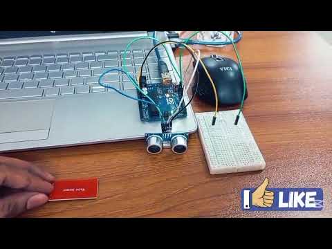 Obstacle detection with Ultrasonic Sensor using Arduino Uno.#viralvideo #arduino #highlights