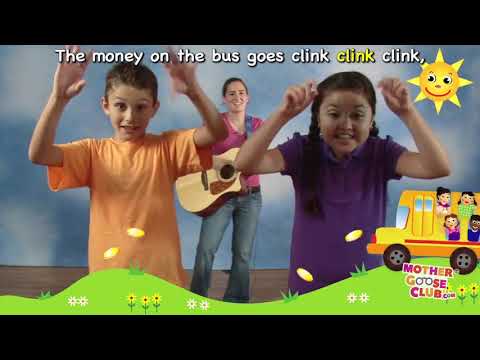 Çocuk & Bebek Şarksı Dinle Wheels on the Bus  Mother Goose Club  Playhouse Kids Video