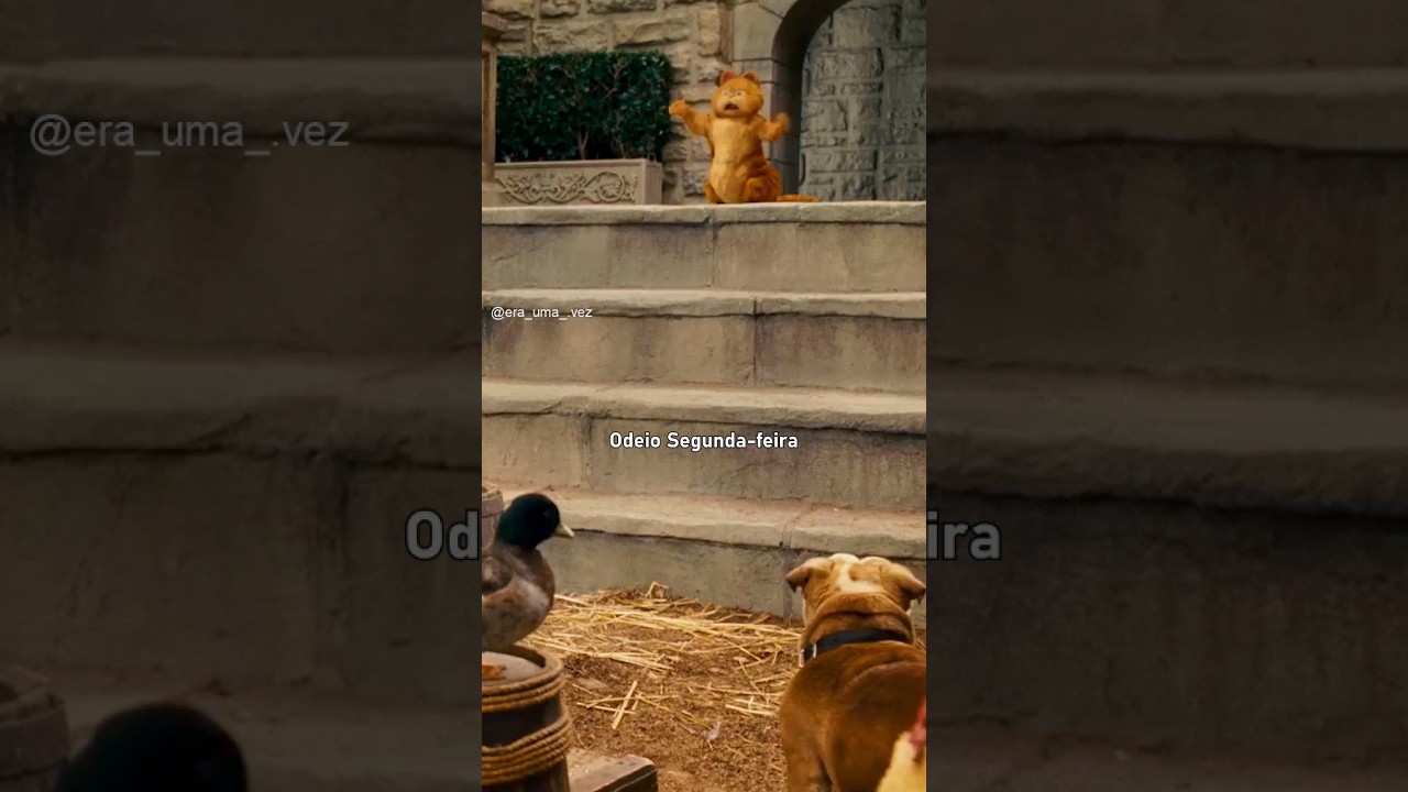 Odeio segunda-feira - Garfield 2 (2006).#filme #garfield #segunda #segundafeira #dublagem