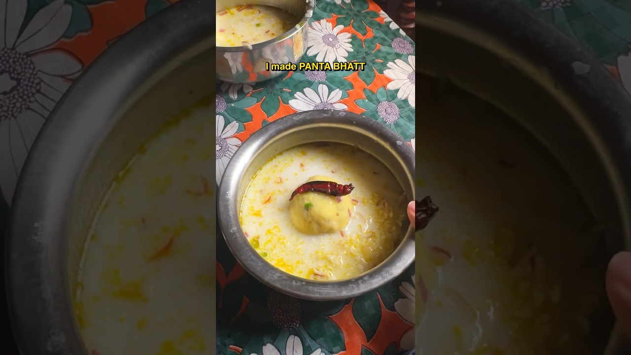 ODIA/ BENGALI panta bhaat!🫶🏻🥹 SUMMER LUNCH✨ #minivlog #cookingdiaries