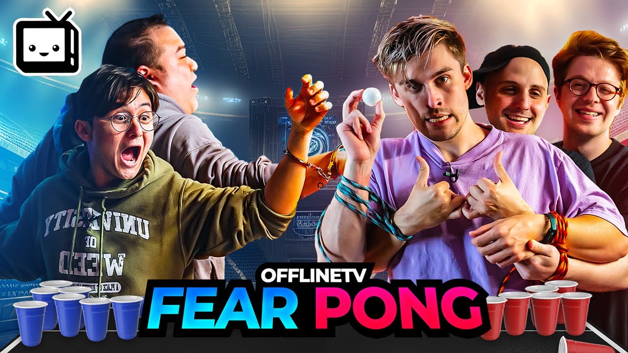 OFFLINETV FEAR PONG CHALLENGE 4 ft. The Yard