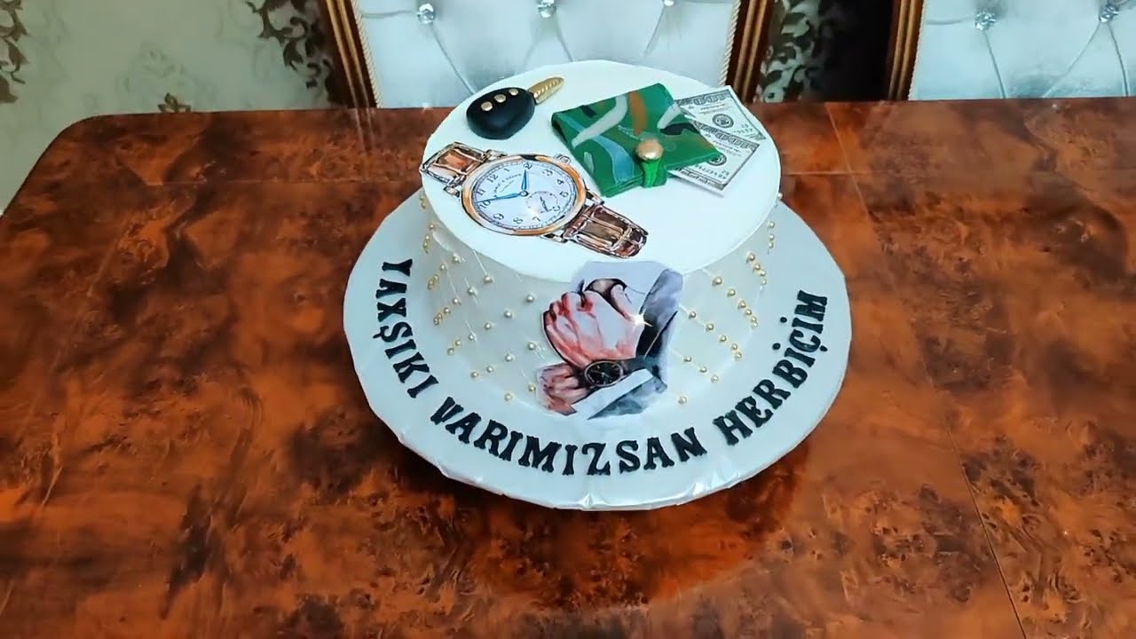 Oglan üçün tort. Kişi üçün tortun bəzədilməsi
