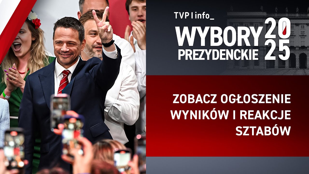 Ogłoszenie wyników i reakcje sztabów | WYBORY PREZYDENCKIE 2025 | II TURA