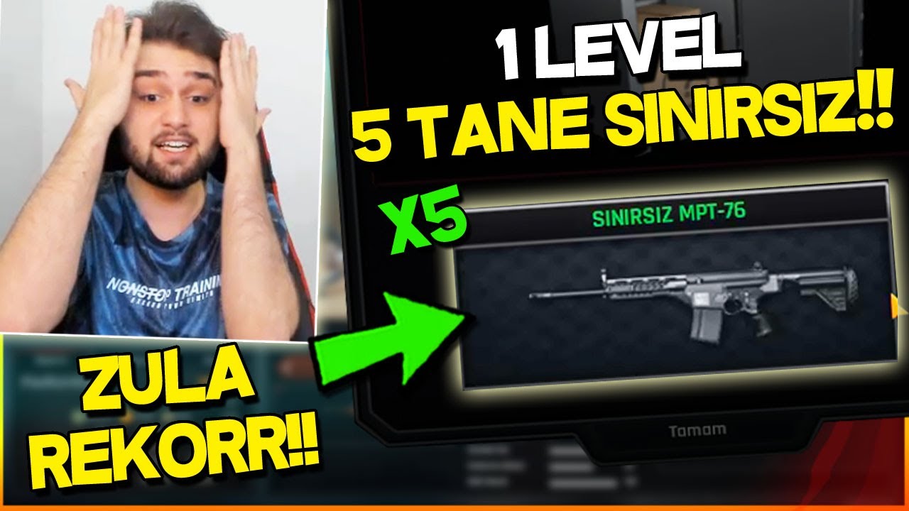 OHAA REKOR? 1 LEVEL HESABA 5 TANE SINIRSIZ ÇIKARDIM! ZULA