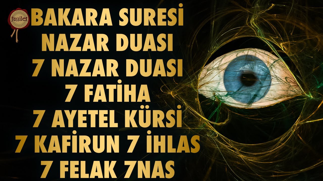 Çok Güçlü Nazar Duası - Bakara Suresi