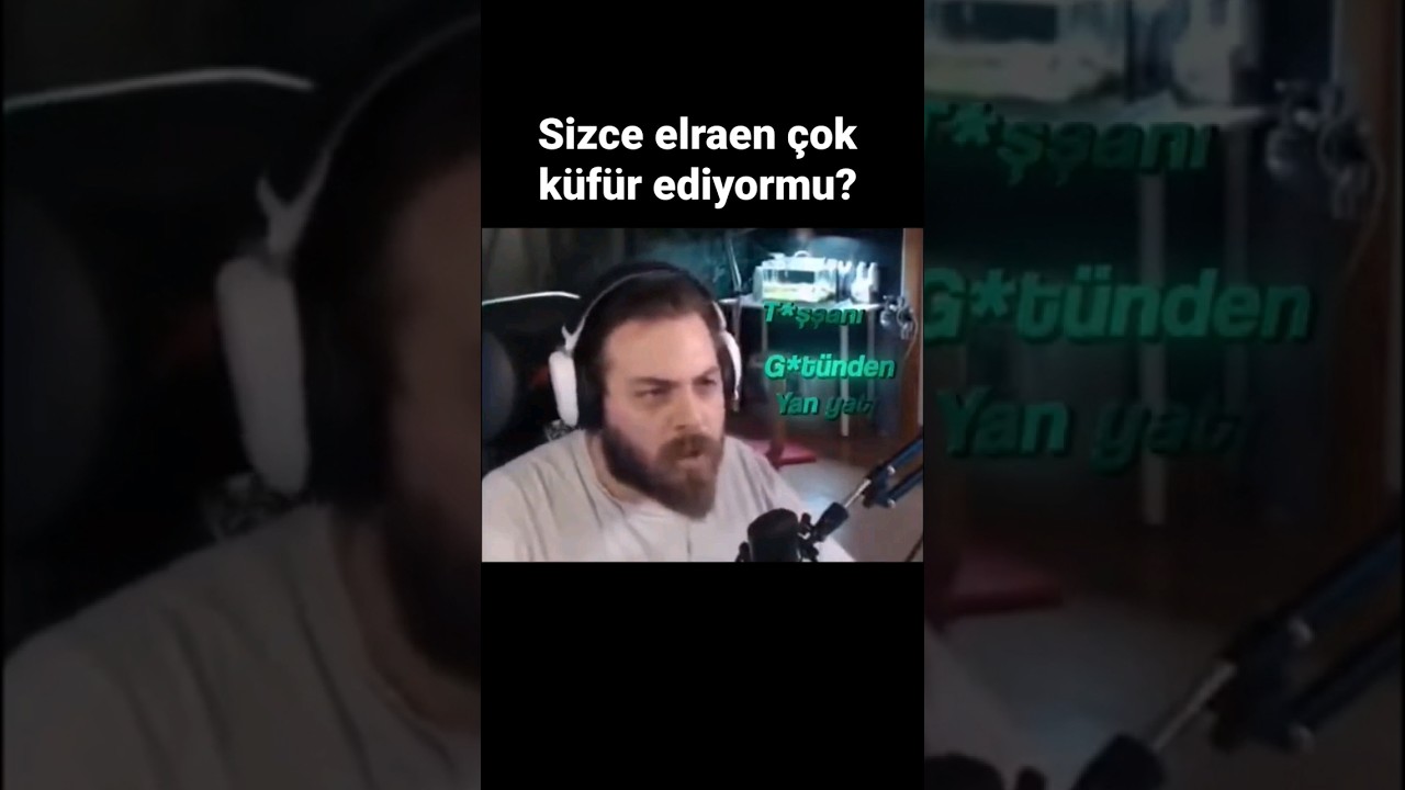 çok küfür ediyormuyum ben ya?#elraenn #elraenkomikanlar #viralshort