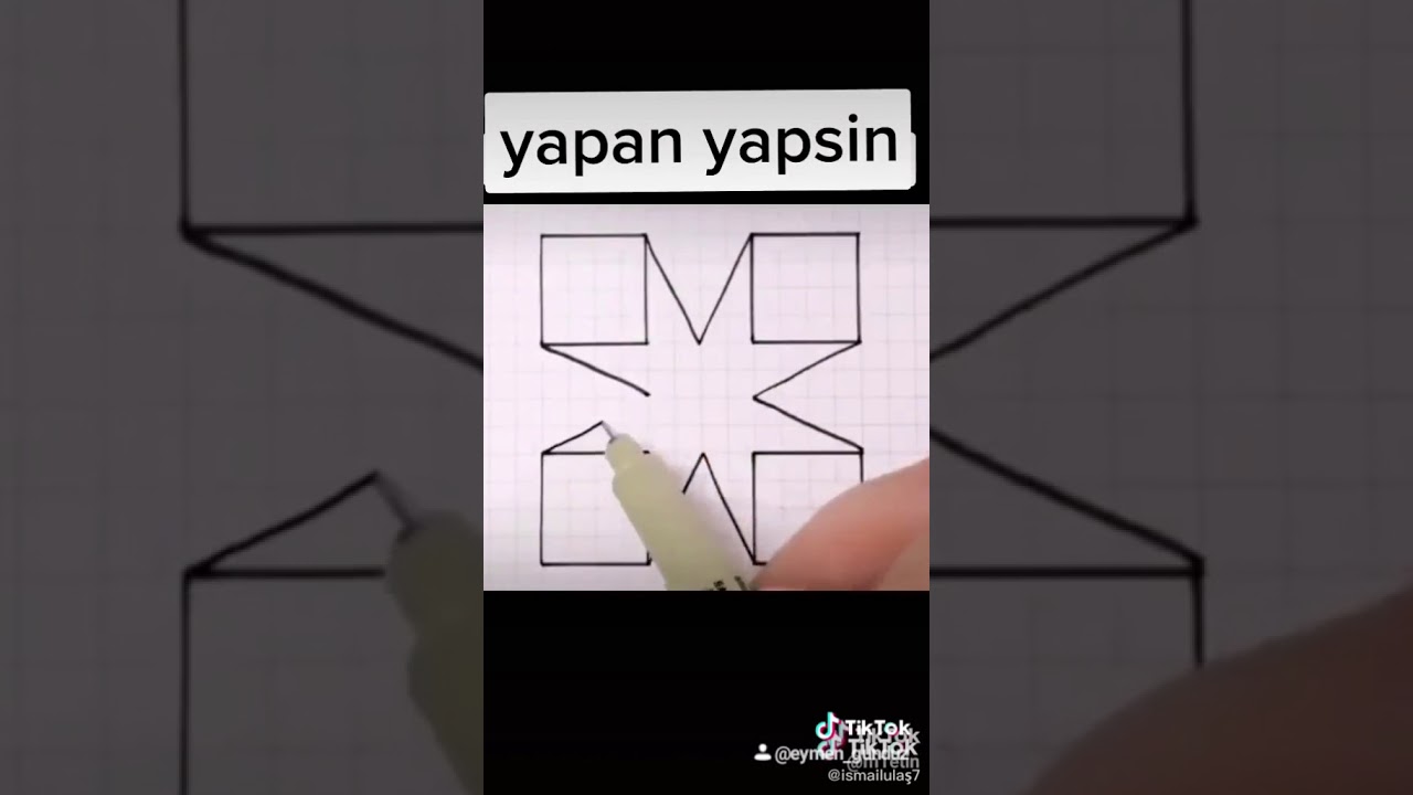 Çok kolay 3D cizim