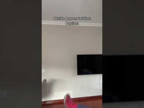 Okulda yapılan tatbikat