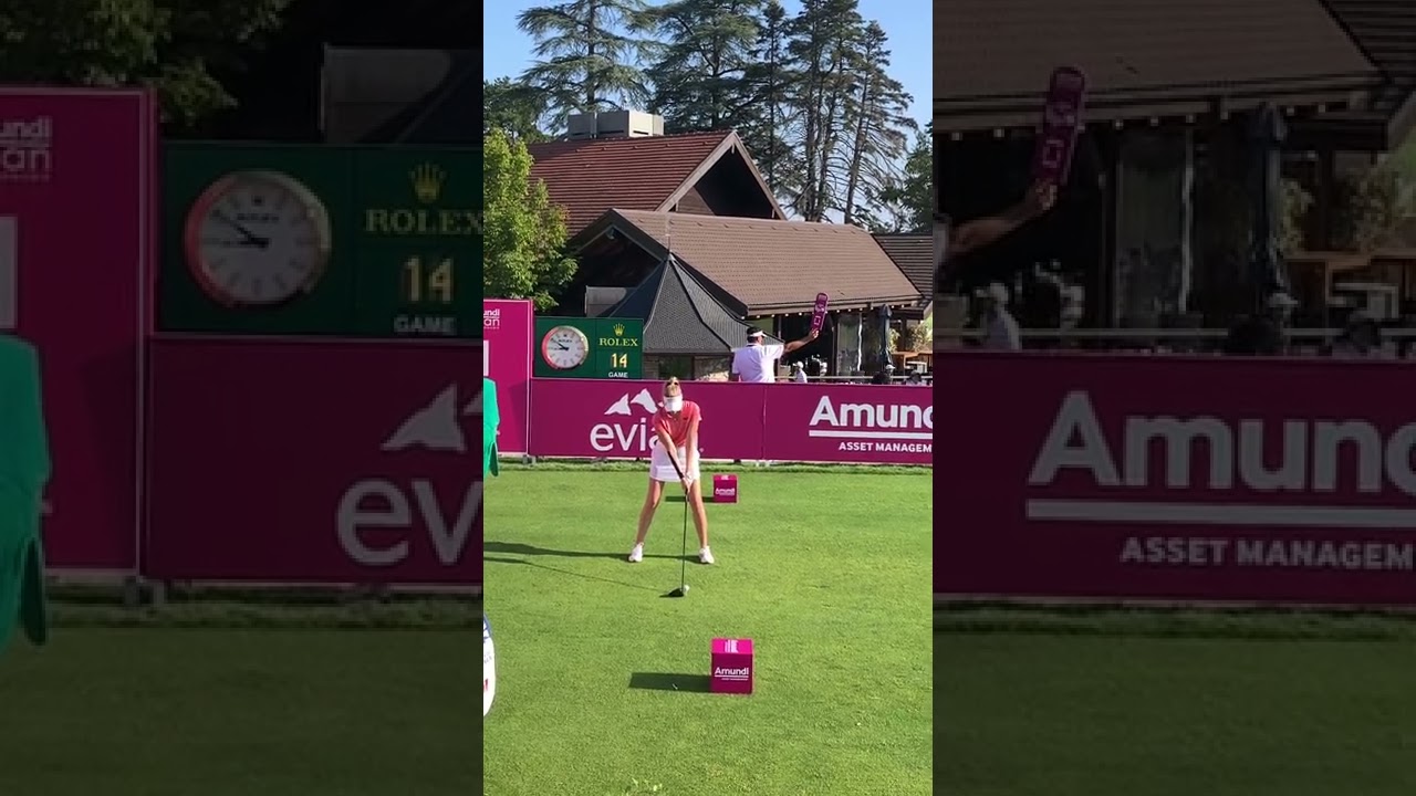 Olivia Cowan Golf Swing ( The Amundi Evian Championship 2022 )
