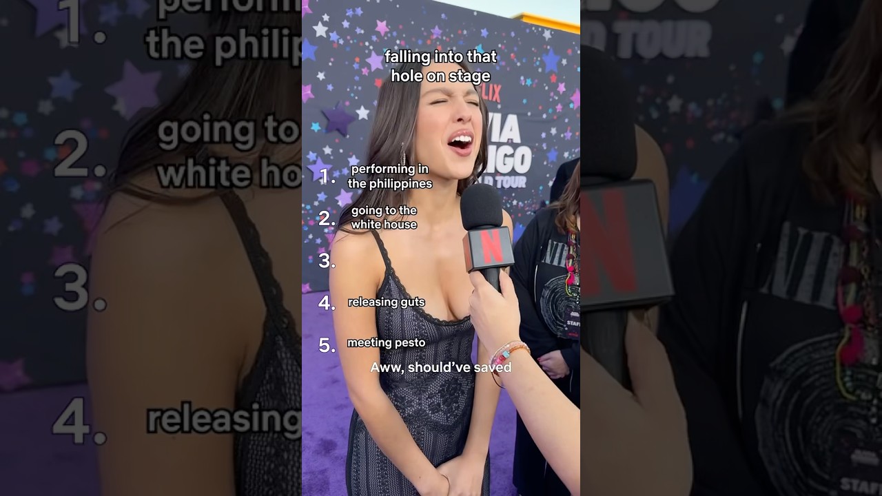Olivia Rodrigo REGRETS this iconic moment on stage..