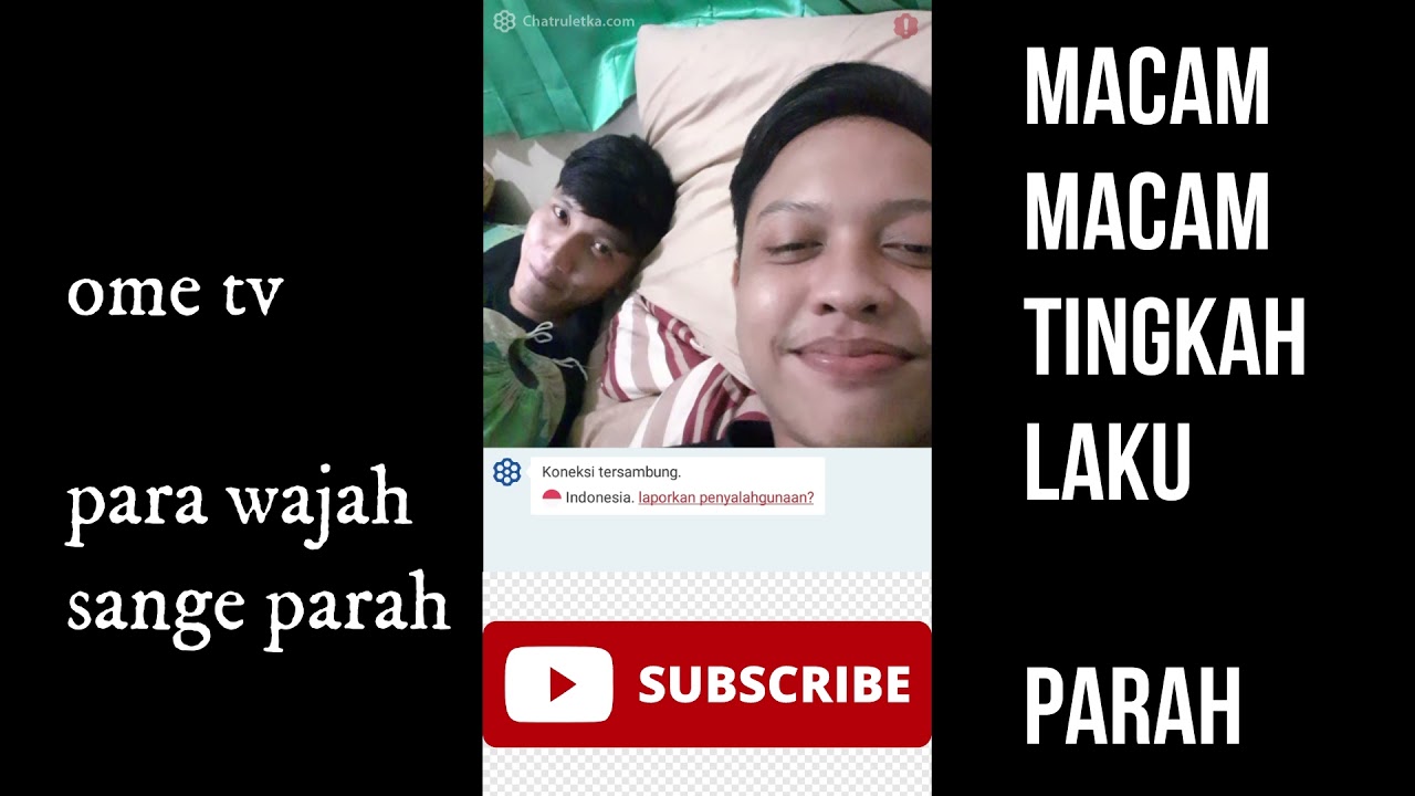 ome tv . wajah para sange parah