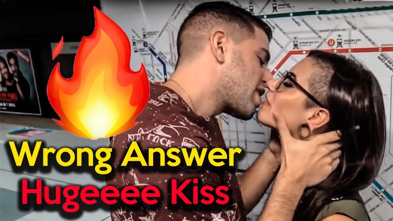 OMG Wrong Answer Gave Me A Hugeeeee Kiss | Kissing Prank | Antonio Mallorca | Do Or Die