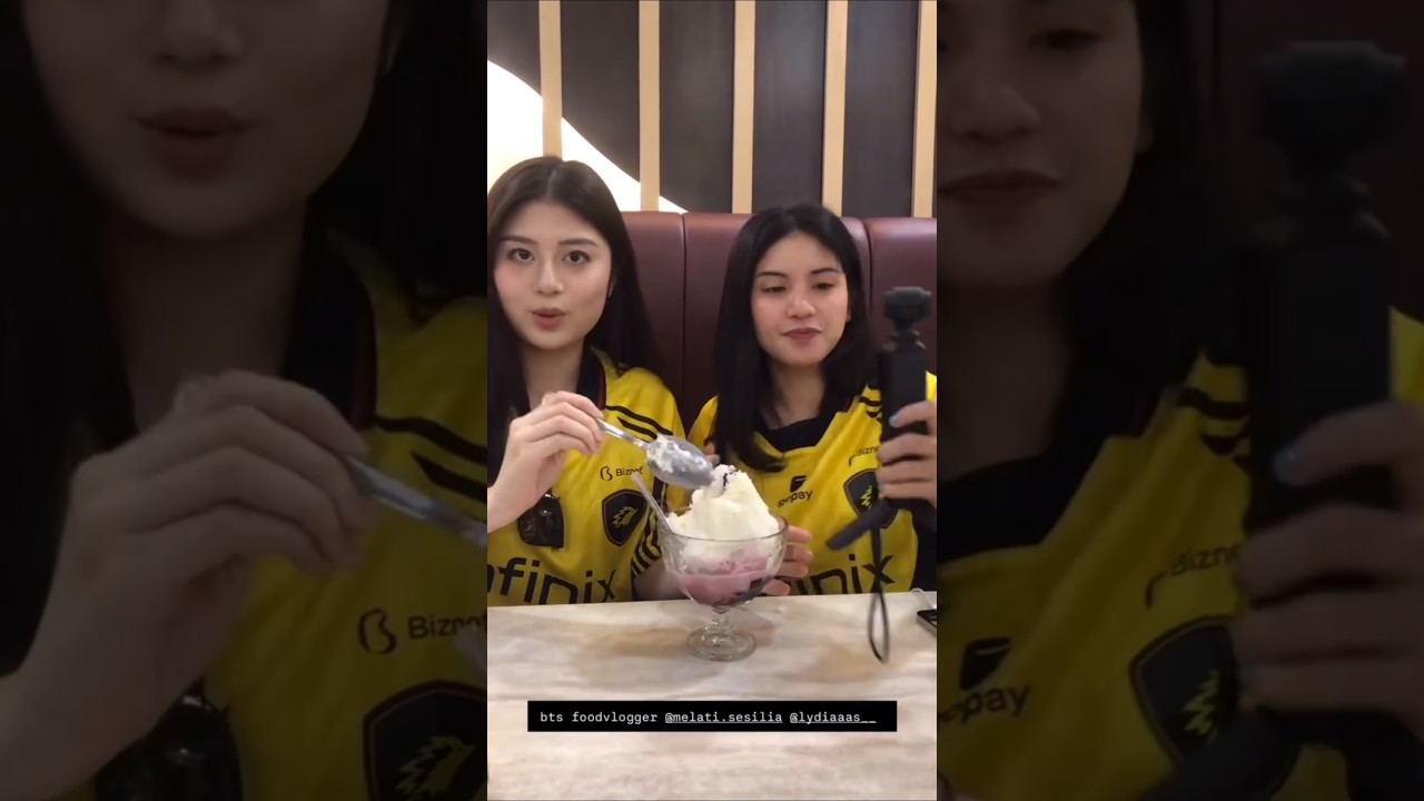 ONIC LYDIA & ONIC MELATI JADI FOODVLOGER #oniclydia #lydia #onicmelati #melatisesilia #onic #atitzy