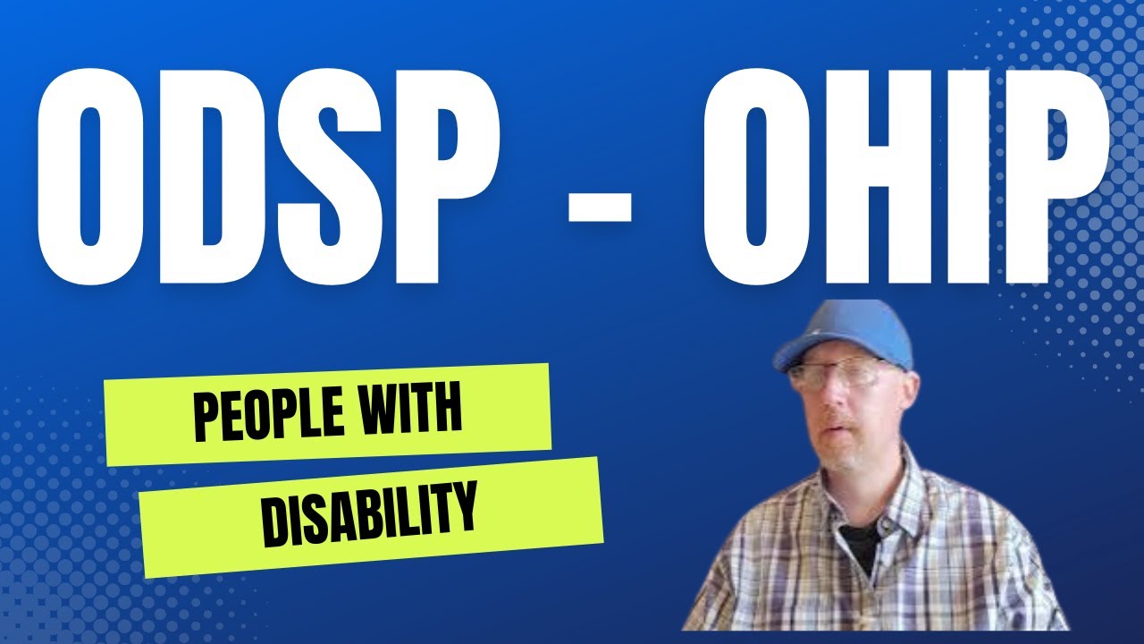 Ontario OHIP and ODSP for people living with disability