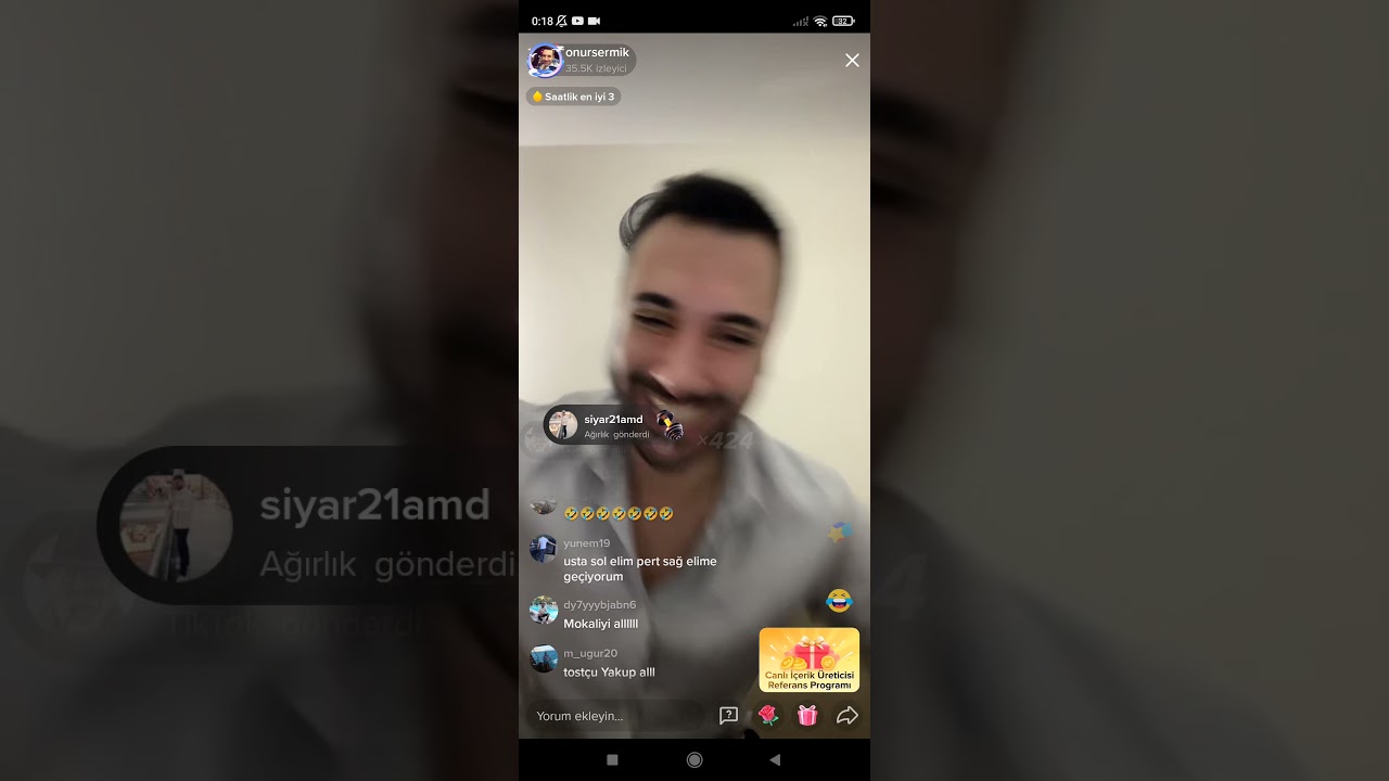 Onur'un Azgın Serpil Cansızla +18 sohbeti