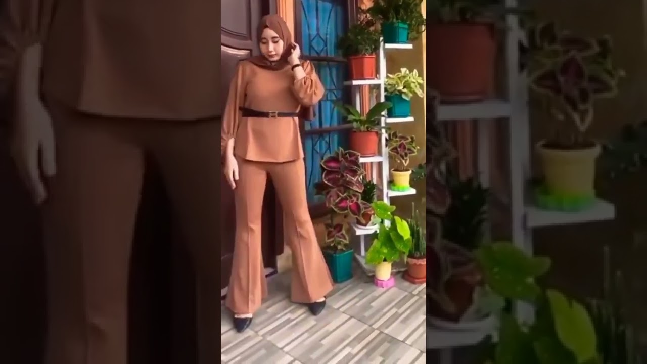 ootd hijab kulot ketat #jilbab #jilboobs #kulotscuba #jilbabketat #hot #tiktokhits #smahot