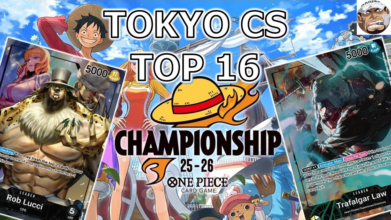 OP11 TOKYO CS TOP 16 MATCH | English Commentary | OP07 Lucci vs Green/Yellow Law!