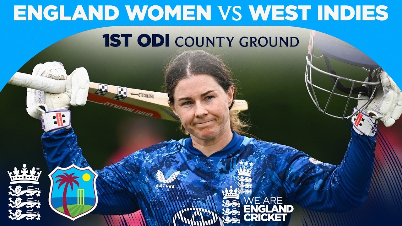 Openers Tons & Smith 5-Fer! | Highlights - England v West Indies | 1st Women’s Metro Bank ODI 2025