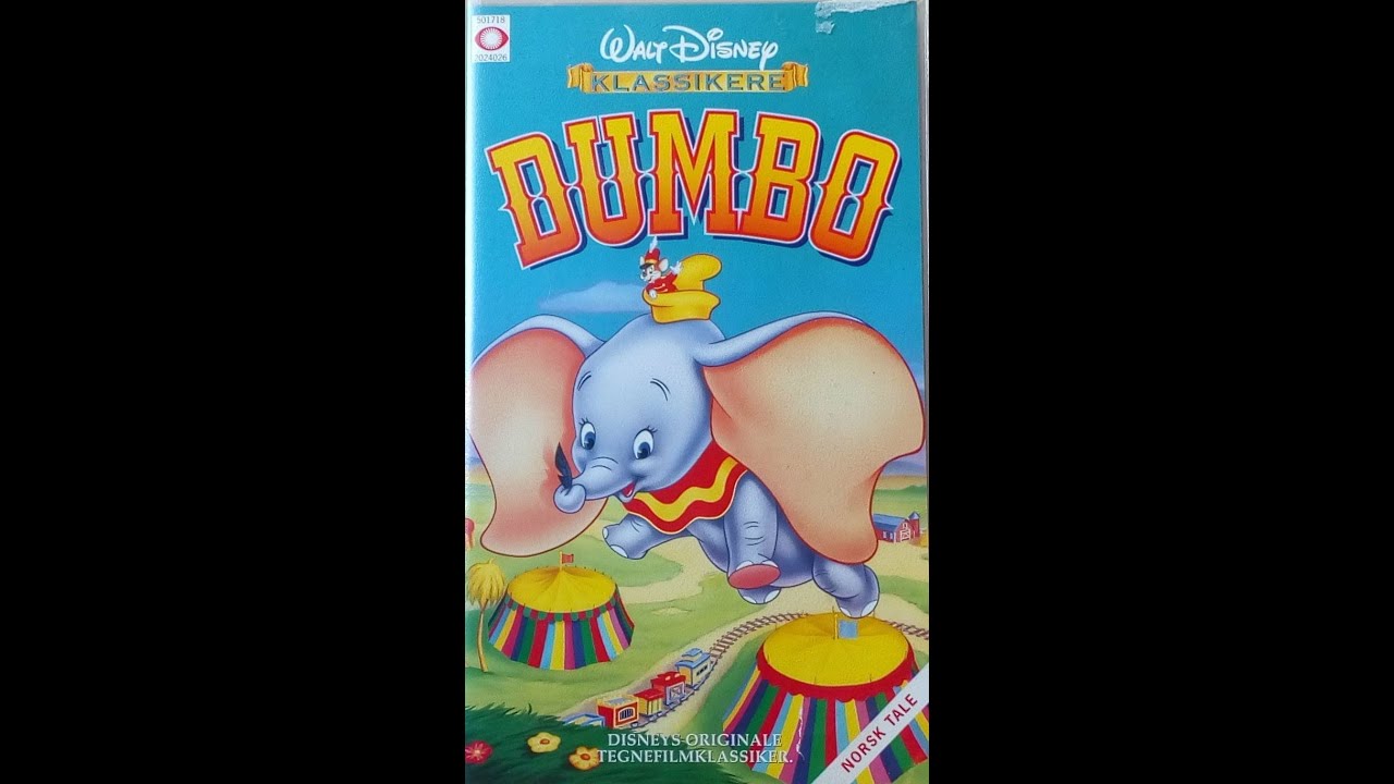 Opening To Disney's Dumbo VHS - Norwegian/Norsk