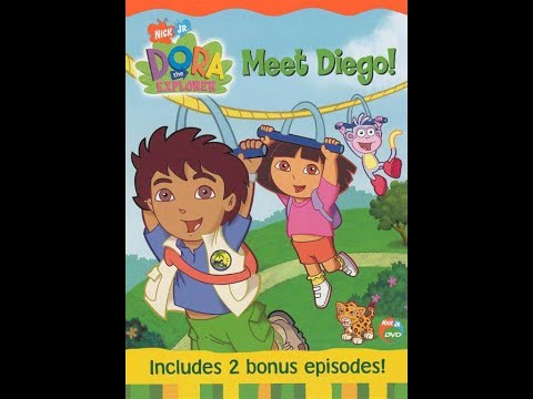 Opening to Dora The Explorer: Meet Diego 2003 DVD