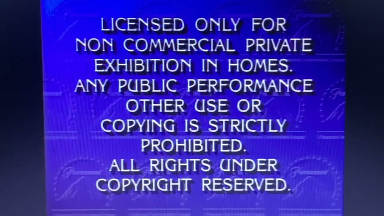 Opening to Ghost 1998 VHS