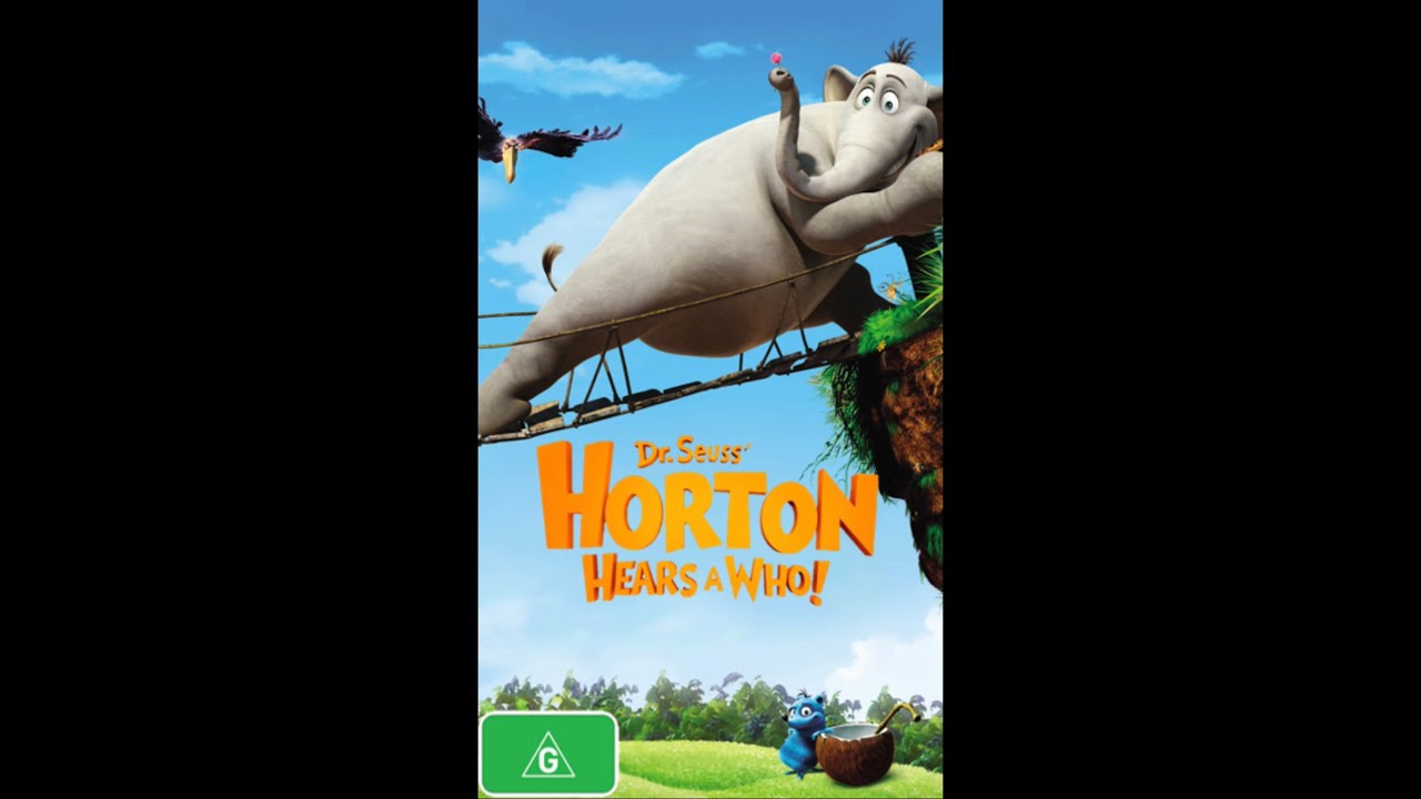 Opening To Horton Hears A Who! 2008 VHS Australia