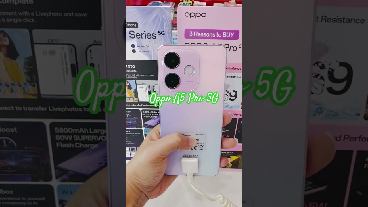 Oppo A5 Pro 5G Pink Color Now Hot Sales🩷🩷
