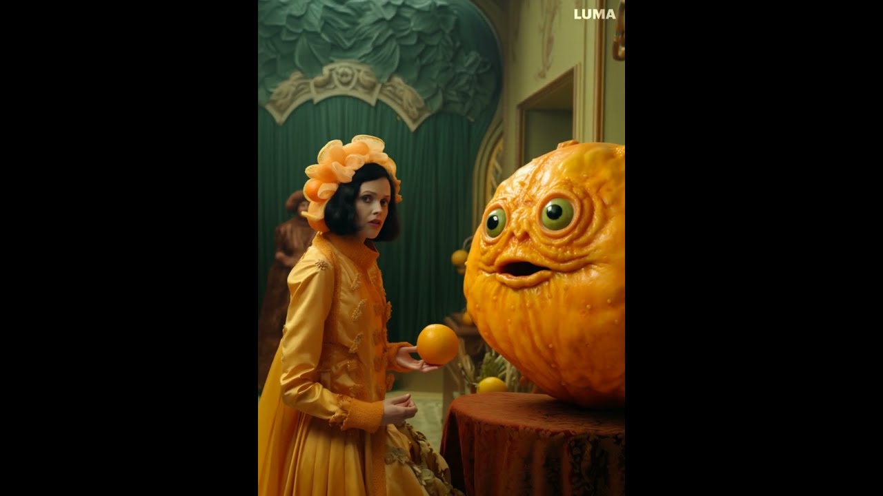 Orange Drama : Luma AI Dream Machine  #lumaai #ai #midjourney #dreammachine